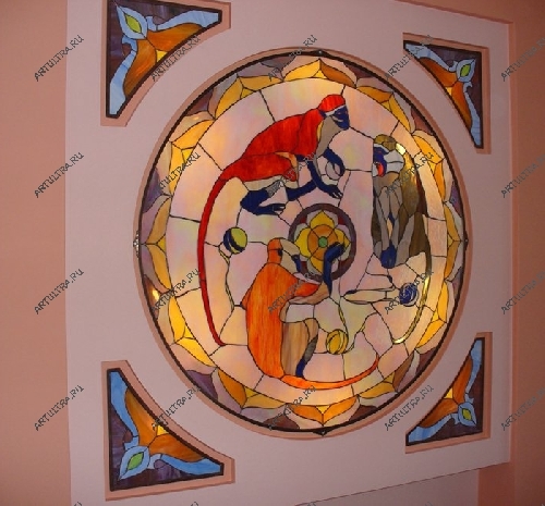 Витраж для ниши в детской