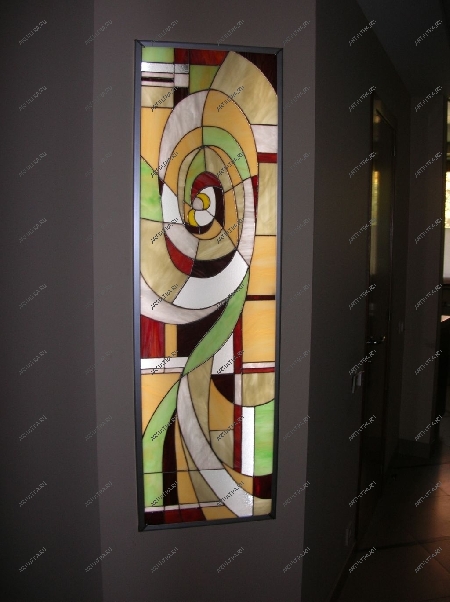 Витраж для ниши в прихожей