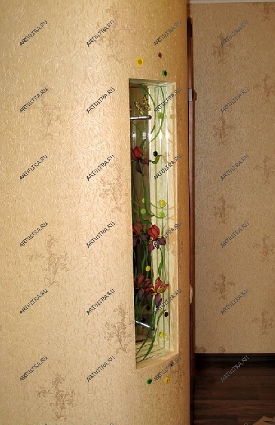 Витражи для ниши в кухне