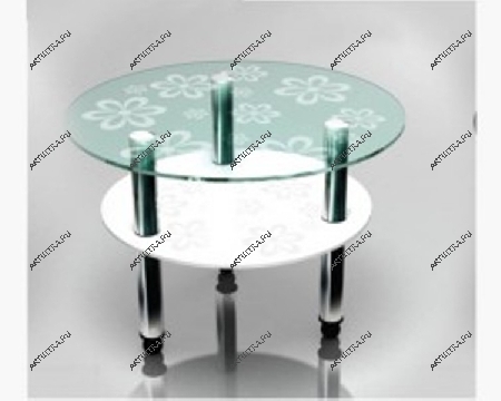 Пескоструй на журнальном столике