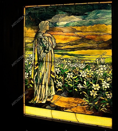 Элитный витраж Тиффани - удачный вариант декорирования кабинета