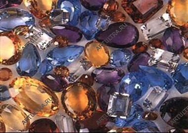 мозаика из полудрагаценных камней