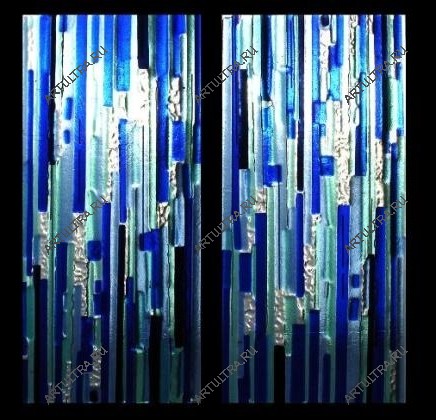 Фьюзинг из стекла в перегородке