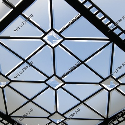 Изготовление фацетного витража в стиле Хай-тек