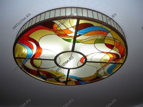 витражный потолочный плафон