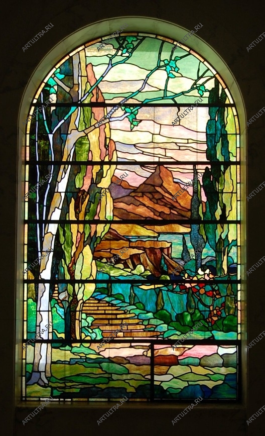 витражи в нишах